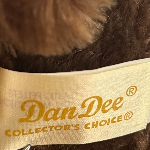Dan Dee Brown Bear Stuffed Animal Plush Toy I Love You Love Heart - Picture 5 of 6